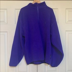 Nautica Vintage Quarter-zip Fleece Sweatshirt Supersoft
